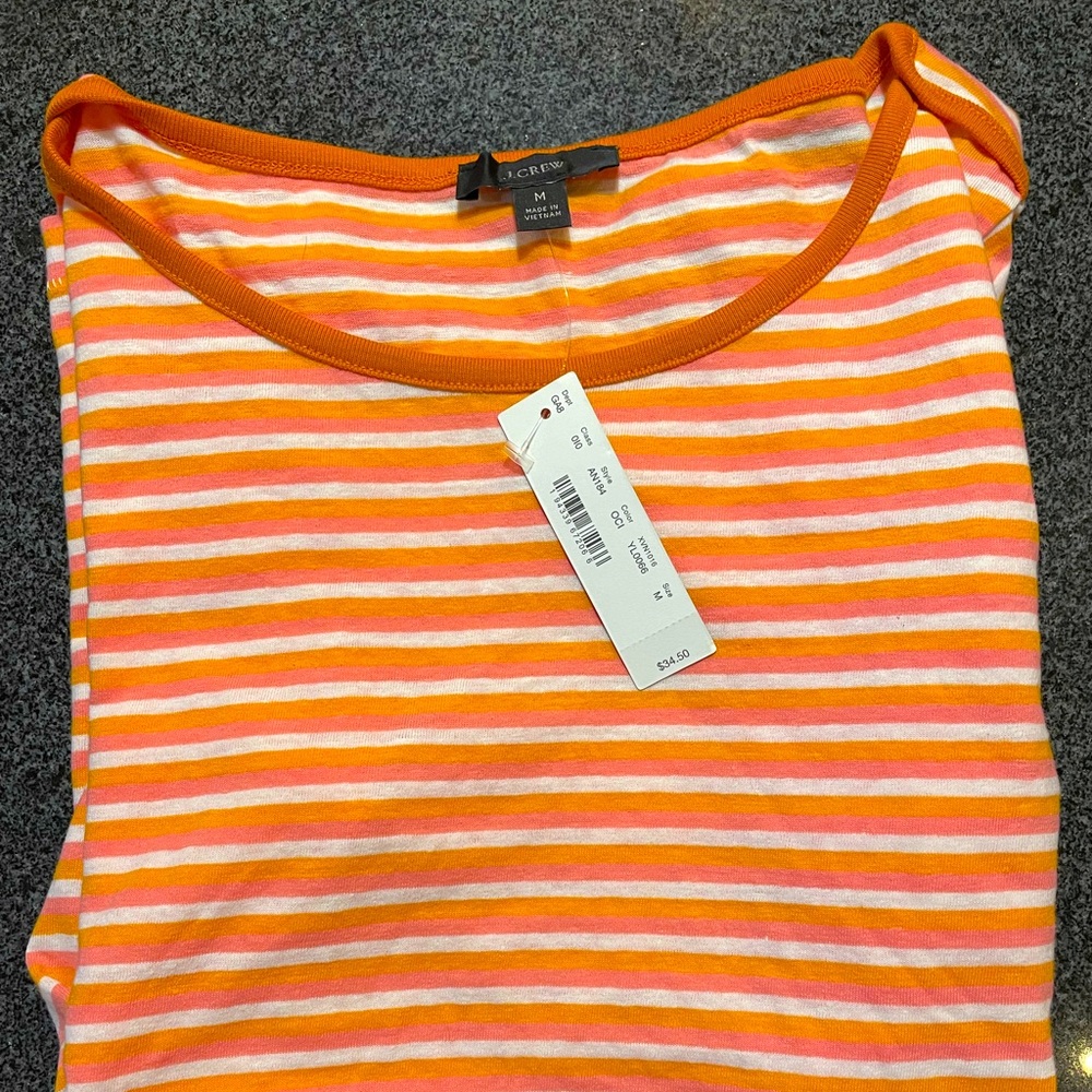 NWT J Crew Striped Tee/T Shirt